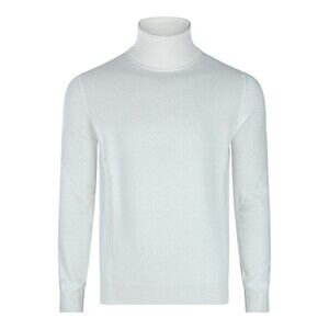 Malo Fine-Knit Turtleneck Sweater With Ribbed Details - NWT